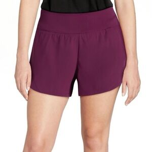 NWT Avia Compression Athletic 3” Shorts XS 0-2 Plum Comfort Stretch Running